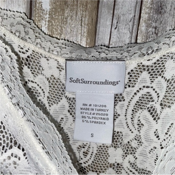 Soft Surroundings Lace Stretch Tank - Picture 4 of 4